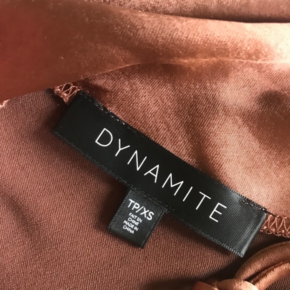 Dynamite amber satin mini dress - Picture 5 of 7